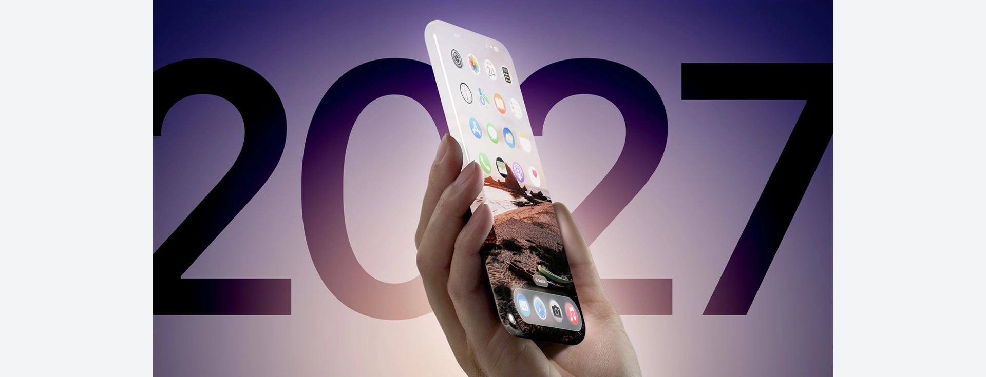 آیفون ۲۰۲۷ با دوربین سلفی زیر نمایشگر؛ انقلابی در طراحی اپل